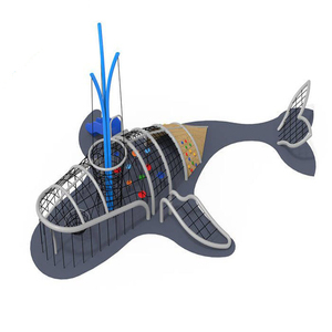 Attraente Attrezzatura per Parco Giochi all'Aperto Fatta in Casa, Parco Giochi Personalizzato a Forma di Polpo con Scivolo in Acciaio Inossidabile - Product Image 5