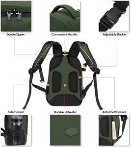Muestra Gratuita, Mochila Impermeable de Alta Calidad para Cámara de Fotografía, Bolsa de Hombro para SLR/DSLR, Gran Venta - Product Image 5