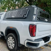 Bâche de benne en aluminium semi-rigide 5-8 pieds pour Chevrolet Silverado Ranger NP300 2000-2006 Cabine Étendue 4x4