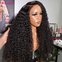 Perruque en cheveux humains vierges bruts bouclés Pixie Birmans, alignement des cuticules, sans colle, Lace Front, 100% cheveux humains bruts, vente en gros