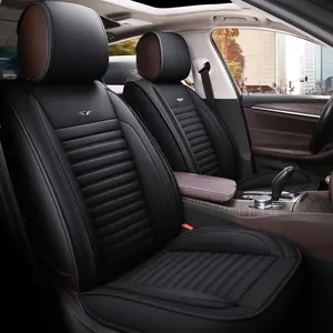5-Seats Sedan SUV araba koltuğu koruyucu kapakları + yastıkları ön ve arka tam Set