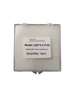 Lentille de focalisation laser ultra-résistante D20 F150 pour machine de découpe laser à fibre, accessoire réflecteur plano-convexe de collimation