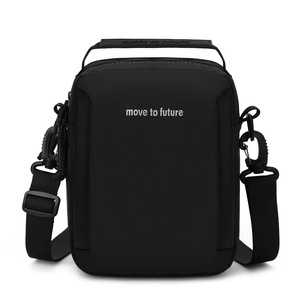 Wholesale Men's Shoulder <b>Bag</b> Oxford Crossbody <b>Bag</b> Waterproof Casual <b>Black</b> Messenger <b>Bag</b> for Work Travel - Product Image 5