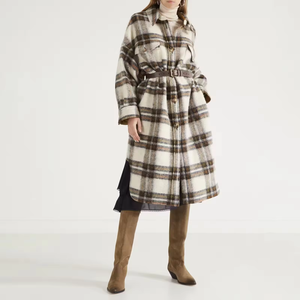 Bottes de cow-boy pour femmes de haute qualité, décontractées, formelles, à enfiler, à large barillet, en daim, à bout pointu, épaisses, hautes jusqu'au genou - Product Image 5