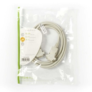 Ivory Male VGA <b>Cable</b> 2m <b>For</b> <b>Computer</b> Monitor Connection - Product Image 3
