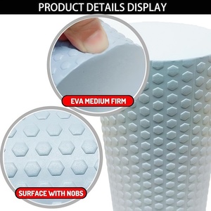 Nuevo Rodillo de Espuma Eva para Relajación Muscular, Masaje con Puntos Flotantes, Yoga, Pilates, Equilibrio, Duradero, Ecológico, Impermeable - Product Image 4