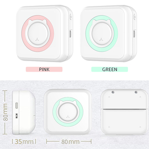 Mini sevimli şekil taşınabilir etiket yazıcı C15 termal baskı kablosuz Impresoras 57mm kağıt fotoğraf kless Sticker Android IOS - Product Image 6