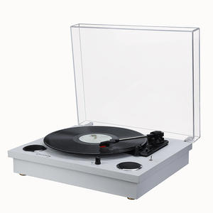 <span class=keywords><strong>Altavoces</strong></span> de aspecto Vintage, altavoz Bluetooth de música clásica <span class=keywords><strong>para</strong></span> <span class=keywords><strong>tocadiscos</strong></span>, reproductor de discos de vinilo de madera de diente azul portátil, fonógrafo - Product Image 1