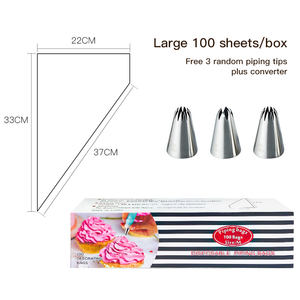 مجموعة أدوات تزيين الكب كيك بالجملة من Homesun، فوهات تزيين من الفولاذ المقاوم للصدأ وكيس معجنات، مجموعة أدوات خبز للبيع بالجملة - Product Image 6