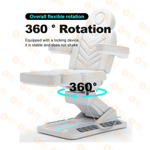Lujo tailandés espalda Headspa portátil 4 motores eléctrico calentado elevador ajustable grandes mesas de masaje cama con agujero - Product Image 2