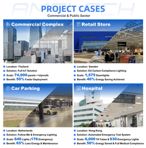 Système de Downlights Connectés Personnalisés Amelech pour Projets de <span class=keywords><strong>Plus</strong></span> de 1000 Mètres Carrés avec Support de Conception Gratuit - Product Image 5