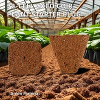 Busa Coco Peat Terbaik untuk Pembibitan, Klon Tanaman, dan Media Tanam Hidroponik di Rumah Kaca dan Pot Dalam Ruangan, 72 Pcs dalam Kemasan