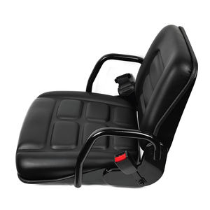 Piezas de equipo de manipulación de materiales Asiento pequeño universal para asiento de conductor de tractor agrícola con reposabrazos de acero - Product Image 5