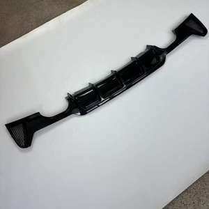 Pour BMW <span class=keywords><strong>Quad</strong></span> Series F32 diffuseur de lèvre de pare-chocs arrière ABS noir brillant diffuseur de lèvre arrière pour voitures - Product Image 2