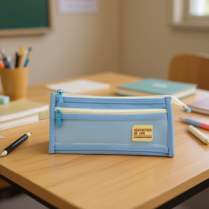 Astuccio per matite Aesthetics Of Life, azzurro, confezione da 12, materiale scolastico - Product Image 3