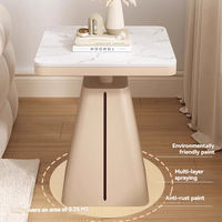 Table basse de jambe d'acier inoxydable d'or moderne XTCFZ-019 avec le dessus extensible de marbre de luxe de caractéristique pour des meubles de maison de salon