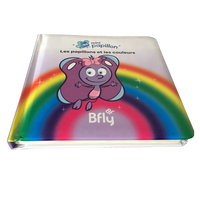 Cubierta rígida acolchada de tamaño cuadrado personalizado impresión de libros de tablero de cuentos para niños