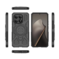 Coque de téléphone magnétique antichute en TPU+PC de luxe avec chargement sans fil à 360° pour 15T Pro – Vente en gros