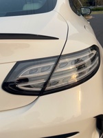 Feux arrière noirs pour Mercedes Benz Classe C C205 Coupé, feux arrière LED série Venom, feux arrière transparents