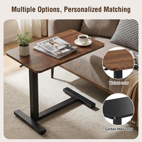 Table d'appoint mobile à hauteur réglable avec moteur unique de haute qualité pour le bureau et la maison