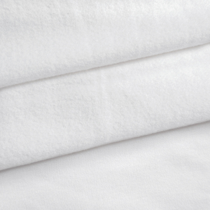 Chất Lượng Cao 95% Nhiệt <span class=keywords><strong>Polyester</strong></span> 5% Spandex <span class=keywords><strong>4</strong></span> Cách Căng Màu Trắng Một Bên Chải Lông Cừu Vải - Product Image 5