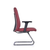 Chaises de bureau de luxe modernes pour visiteurs, conférences, salles de réunion, entreprises, PDG, en cuir