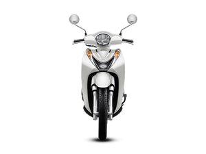Moto automatique blanche haut de gamme 125cc, scooter urbain élégant à essence, moteur haute performance refroidi par liquide, moto urbaine pour femmes - Product Image 2