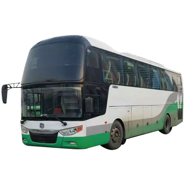 The 2017 used luxury long-distance bus for sale is a 12-meter long vehicle with a 6-cylinder engine.double decker buses for sale