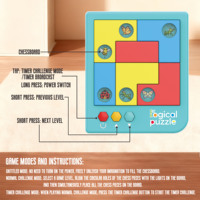 Jeu de puzzle électronique pour enfants, capture d'insectes, jouet éducatif pour la pensée logique, jouets sensoriels pour la logique spatiale