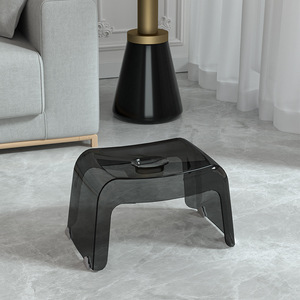 Zhenying ZY Transparent Plastic <b>Stool</b> <b>Small</b> Size Living Room Furniture Home Shoe Changing Seat Bathroom Shower <b>Stool</b> - Product Image 3