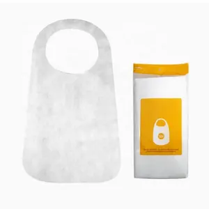 Disposable bibs printed plastic nonwoven baby apron bib
