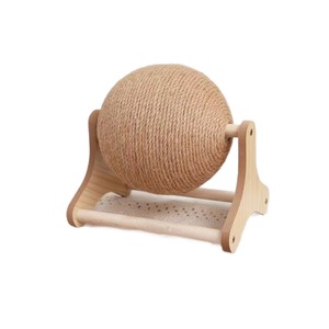 Tiragraffi per <span class=keywords><strong>Gatti</strong></span> in Cartone Resistente, Giocattolo Interattivo con Palla, Tipo Verticale, Anti-Usura, Senza Scaglie, per Auto-Intrattenimento e Alleviare la Noia 1 - Product Image 6