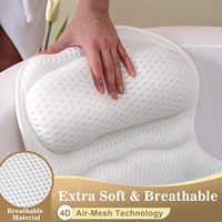 Weihang Oreiller de baignoire en maille 3D papillon lavable en machine écologique avec ventouse Coussin de spa Livraison directe transfrontalière