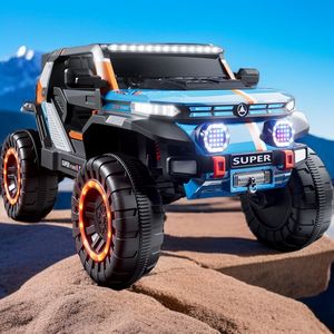 Sıcak satış büyük boy elektrikli araba çocuklar için binmek araba canavar kamyon oyuncak arabalar için çocuk akülü 4 tekerlekler araç - Product Image 3