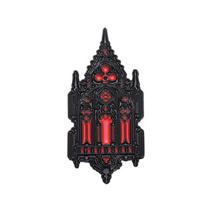 Nuevo broche de insignia de Metal de esmalte duro de <span class=keywords><strong>Iglesia</strong></span> misteriosa gótica mágica para mochila ropa joyería solapa-Idea de regalo - Product Image 3