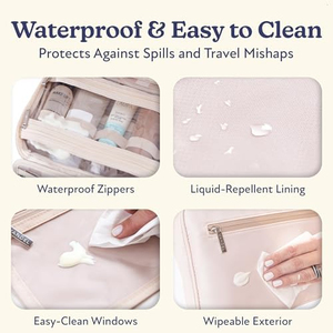 Waterproof <b>Toiletry</b> Bag Fashion Travel Handheld Tote Wholesale Cosmetic Pouch <b>Storage</b> Set Makeup Organizer - Product Image 2