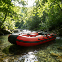 Bateau pneumatique rigide léger en PVC de qualité supérieure, imperméable, 2,3-4,5 m, pour la pêche, le surf, la plongée et l'entraînement