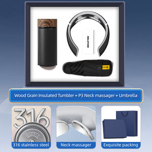 Juego de regalo de jubilación conmemorativo para mujer, que incluye regalos de Navidad, taza de cumpleaños, tapa, frasco, paraguas de masaje, compañero de trabajo que se va - Product Image 4