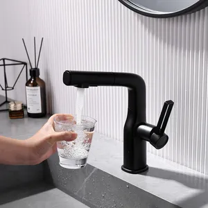 Black Black Basin Faucet Black Zinc Alloy Dark Grey Bathroom Basin Faucet Ware Deck Mounted Basin Mixer Faucet