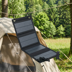 แผงโซลาร์เซลล์แบบพับได้ ALECTER โมโนคริสตัลไลน์ 30W ประสิทธิภาพสูง USB 5V มินิพีวีโมดูล สำหรับใช้งานกลางแจ้ง ระบบออฟกริด และสถานการณ์ฉุกเฉิน - Product Image 1