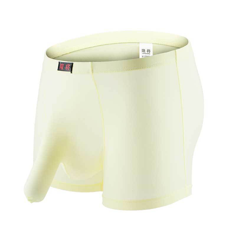 Nez d'éléphant sous-vêtements pour hommes sexy shot respirant séparation de glace couleur unie boxer sous-vêtements mode commerce extérieur coréen und