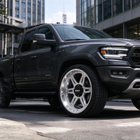 Jantes forgées en alliage à large bordure en forme de H de 20-24 pouces pour Wrangler, TRX, Raptor, pour modification tout-terrain de pick-up 1500