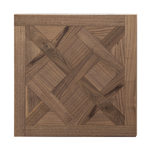 Parquet en bois multicouche lisse en noyer noir couleur naturelle Grade AB durable, système T&G 15mm, style Versailles pour maison de luxe - Product Image 1