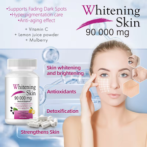 Cápsulas Blanqueadoras de Piel DUOZI con 90000 mg de Glutatión, Vitamina C, Limón y Morera, 120 Cápsulas para Aclarar la Piel - Product Image 2