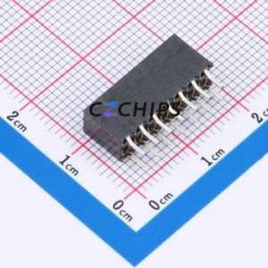 BCS-107-L-D-TE Pin Socket Through hole Component (THT),P=2.54mm Connector 2.54mm 2.54mm Square Hole Through Hole - Product Image 2
