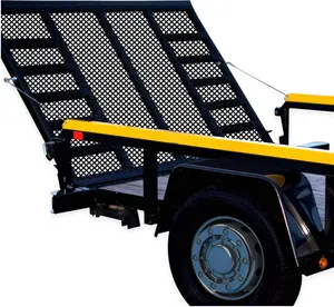 Easily 2 Sided Tailgate Utility Trailer Gate Liftgate Ramp Lift Assist System