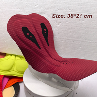 Accessoires vestimentaires : Coussinets en mousse perforée haute densité pour le cyclisme, coussinets en chamois italien pour shorts de vélo