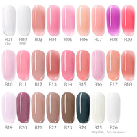Venalisa Gel à ongles séchage rapide 30g Sans logo 26 couleurs Gel épais effet gelée Canni Gel polyacrylique pour extension d'ongles Solution liquide de glissement