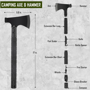 مجموعة أدوات النجاة 268 قطعة، معدات ومستلزمات الطوارئ للبقاء على قيد الحياة مع حقيبة إسعافات أولية للتخييم والمشي لمسافات طويلة والصيد وهدايا عيد الميلاد - Product Image 3