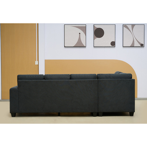 Hot bán gỗ hiện đại vải hình chữ L <span class=keywords><strong>sofa</strong></span> với <span class=keywords><strong>Chaise</strong></span> phòng chờ và ngồi có thể ngả lưu trữ - Product Image 5